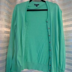 GAP Teal Cardigan